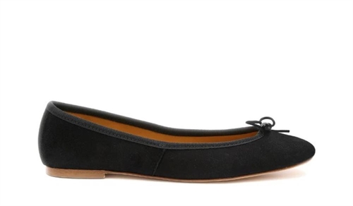 LOLO THE BALLERINA CAPRI SUEDE BLACK